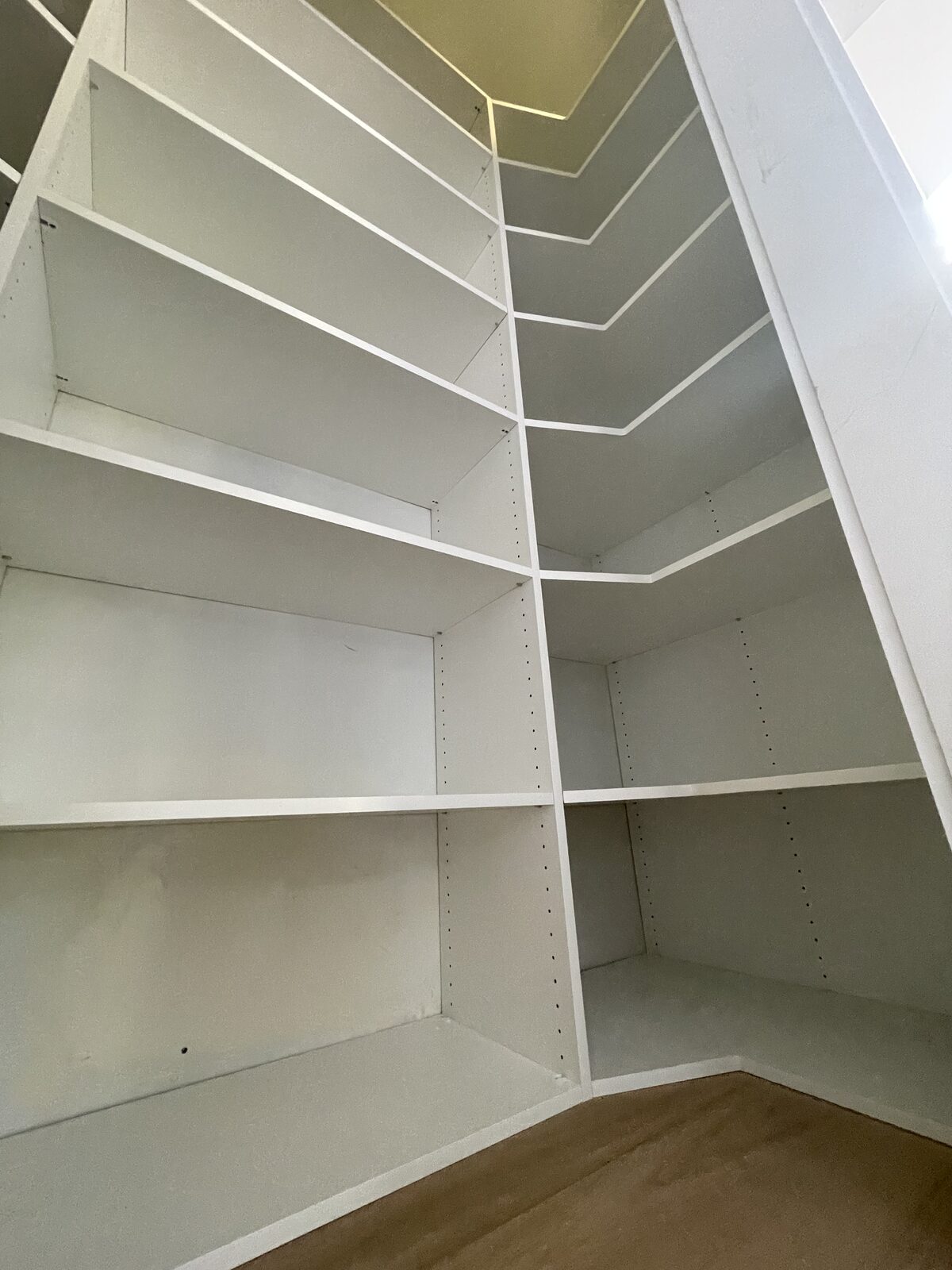 Custom closet shelving and drawer storage